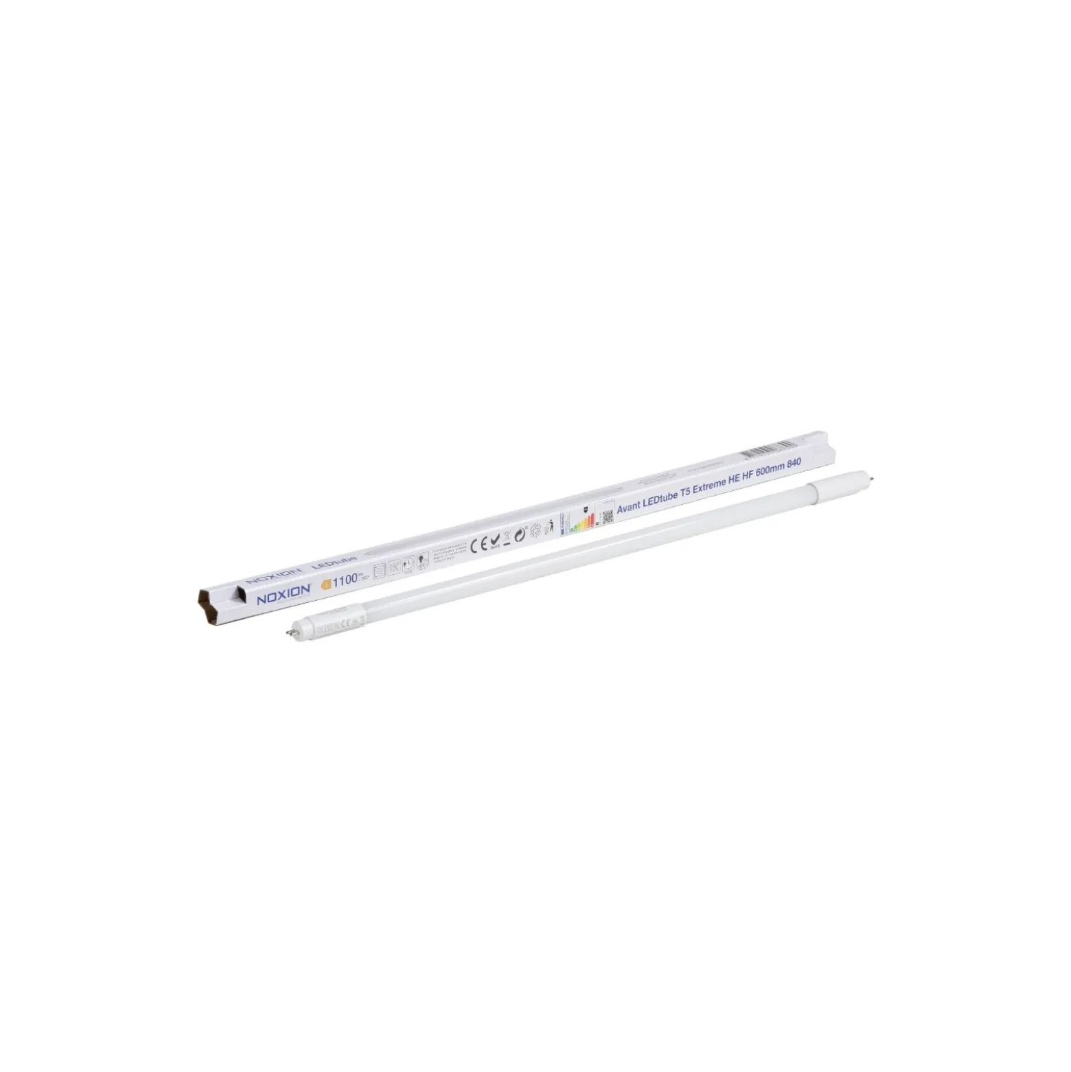 Noxion Avant LEDtube T5 Avant Extreme Electronic (HF) High Efficiency 7.5W 1100lm - 840 Kallvit | 55cm - Ersättare 14W