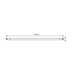 Noxion Avant LEDtube T5 Avant Extreme (Mains AC) High Efficiency 16W 2400lm - 840 Kallvit | 115cm - Ersättare 28W