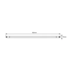 Noxion Avant LEDtube T5 Avant Extreme (Mains AC) High Efficiency 7W 1100lm - 840 Kallvit | 55cm - Ersättare 14W