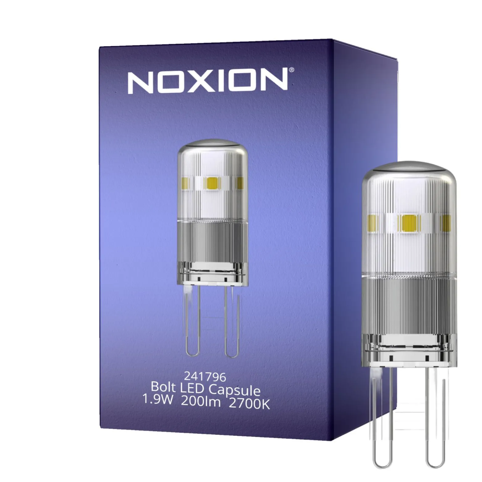 Noxion Bolt LED Capsule G9 1.9W 200lm - 827 Extra Varm Vit | Ersättare 20W