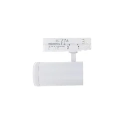 Noxion 3-Fas Spårbelysning Delta Aluminium Vit 30W 2250lm 15-55D - 927-930-940 CCT | Zoombar
