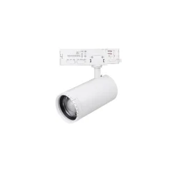Noxion 3-Fas Spårbelysning Delta Aluminium Vit 30W 2250lm 15-55D - 927-930-940 CCT | Zoombar