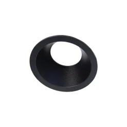 Noxion Infälld Spot D-round MR16 Svart | Utskärning 70mm - GU10 Sockel