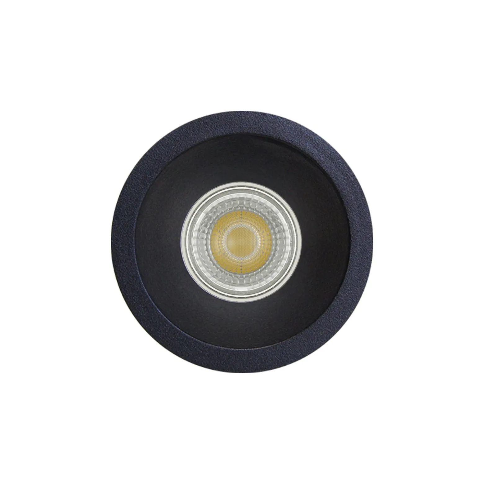 Noxion Infälld Spot D-round MR16 Svart | Utskärning 70mm - GU10 Sockel