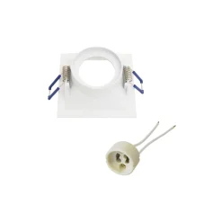 Noxion Infälld Spotlight D-Deep MR16 Vit | Utdrag 70mm - GU10-fäste