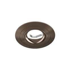 Noxion Infälld Spot Logic MR16 Lutningsbar Glänsande Bronze | 92mm - Utskärning 80mm - IP20 - Inkl. GU10 Sockel