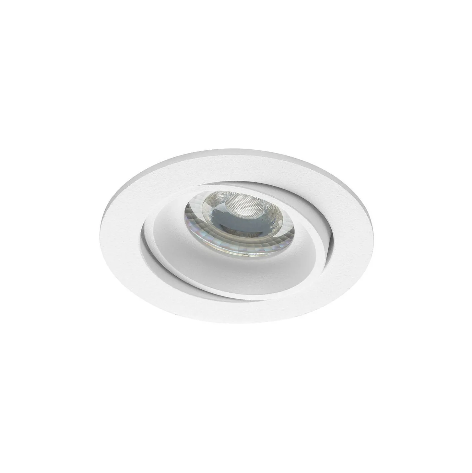 Noxion Infälld Spot Vision MR16 Lutningsbar Vit | Utskärning 69mm - GU10 Sockel