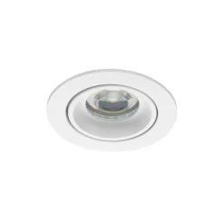Noxion Infälld Spot Vision MR16 Lutningsbar Vit | Utskärning 69mm - GU10 Sockel