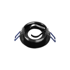 Noxion Infälld Spot Vision MR16 Lutningsbar Glänsande Svart | 82mm - Utskärning 69mm - IP20 - Inkl. GU10 Sockel