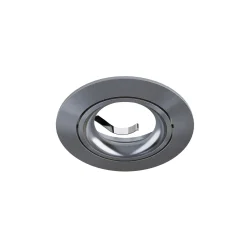 Noxion Infälld Spot Vision MR16 Lutningsbar Glänsande Grå | 82mm - Utskärning 69mm - IP20 - Inkl. GU10 Sockel