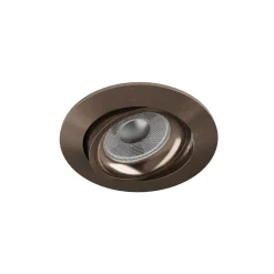 Noxion Infälld Spot Vision MR16 Lutningsbar Glänsande Bronze | 82mm - Utskärning 69mm - IP20 - Inkl. GU10 Sockel