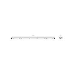Noxion LED Allmänbruksarmatur Vattentät Poseidon V3.0 35-65W 4550-9100lm - 830-865 CCT | 150cm - Kabelgenomföring (5x2.5mm2)