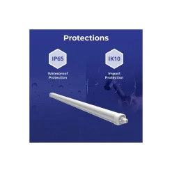 Noxion LED Allmänbruksarmatur Vattentät Ecowhite V3.0 20W 2600lm - 830-865 CCT | 60cm