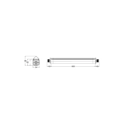 Noxion LED Allmänbruksarmatur Vattentät Ecowhite V3.0 20W 2600lm - 830-865 CCT | 60cm