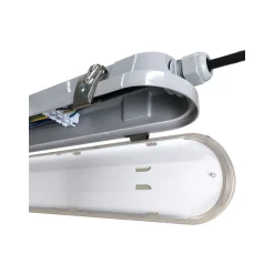 Noxion LED Allmänbruksarmatur Vattentät Poseidon V3.0 43W 5590/6020lm - 830-865 CCT | 150cm - Kabelgenomföring (5x2.5mm2) - Rörelse- Och Ljussensor