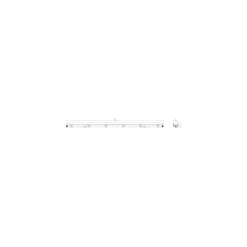 Noxion LED Allmänbruksarmatur Vattentät Poseidon V2.0 65W 9100lm - 840 Kallvit | 150cm - Kabelgenomföring (5x2.5mm2) - 3 Timmar Nödbelysning