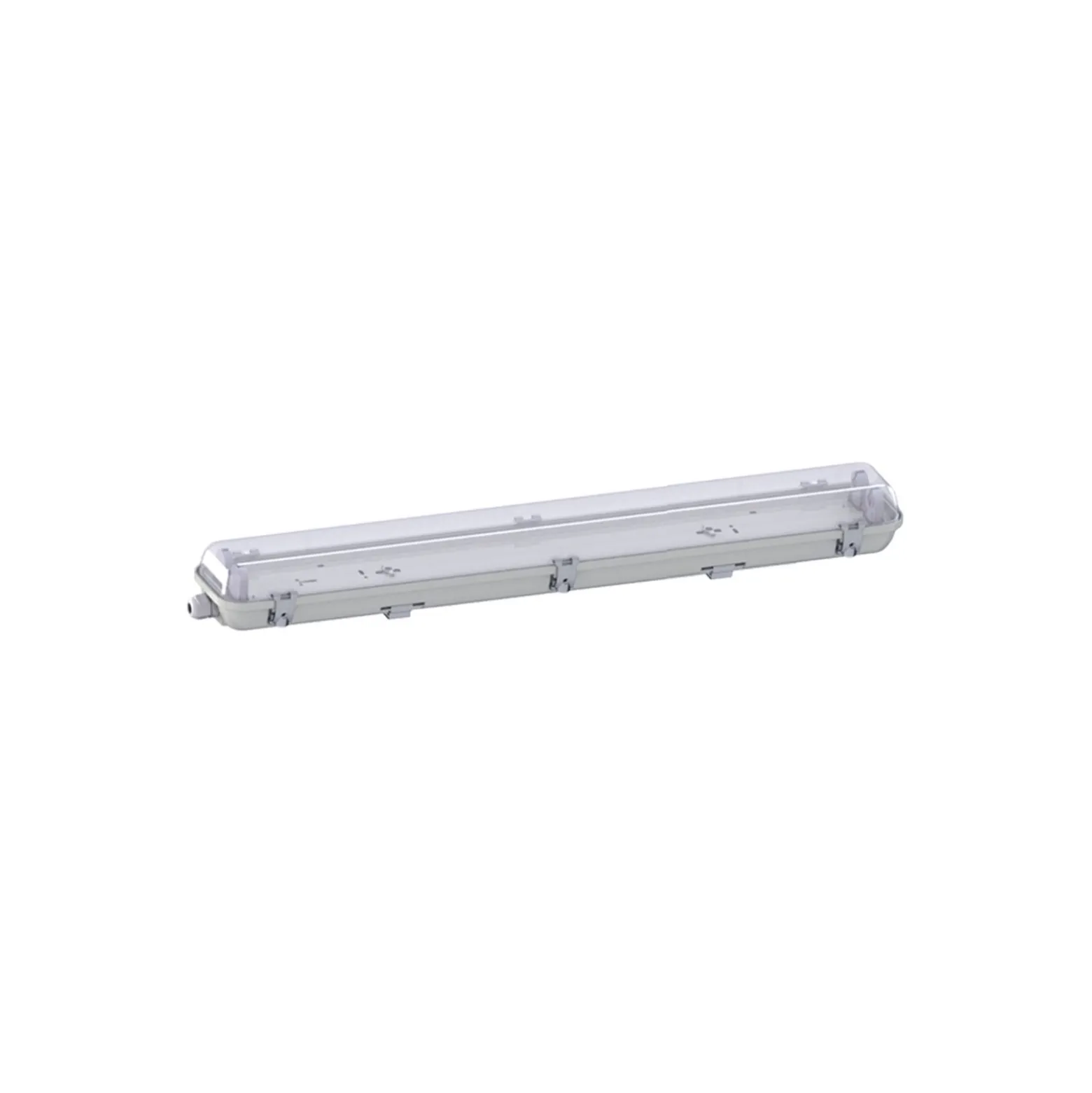 Noxion LED Allmänbruksarmatur Vattentät ArmaturPoseidon V2.0incl. 2x Noxion LED Rör T8 Standard Output 7.5W 2x900lm - 865 Dagsljus | 60cm