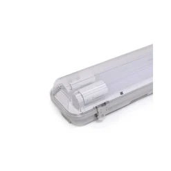 Noxion LED Allmänbruksarmatur Vattentät ArmaturPoseidon V2.0incl. 2x Noxion LED Rör T8 Standard Output 9W 2x900lm - 840 Kallvit | 60cm