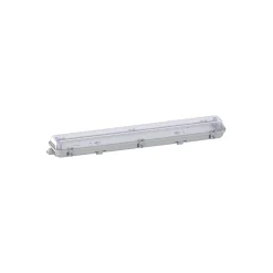Noxion LED Allmänbruksarmatur Vattentät ArmaturPoseidon V2.0incl. 2x Noxion LED Rör T8 Standard Output 9W 2x900lm - 840 Kallvit | 60cm