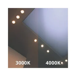 Noxion LED Downlight Apollo 9W 1100lm 60D - 840 Kallvit | 145mm - Utskärning 120mm - UGR <19