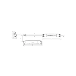 Noxion LED Emergency Spot White 3W 240lm - 850K Cool White | Emergency 3H - Autotest - 140mm