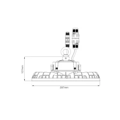 Noxion LED Highbay Concord V4.0 200W 34000lm 90D - 840 Kallvit | IP65 - Dali Dimbar - Ersättare 520W