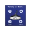 Noxion LED Highbay Concord V4.0 100-120-150-200W 34000lm 90D - 840/852/865 CCT | IP65 - 1-10V Dimbar - Ersättare 520W - Justerbara Watt