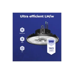 Noxion LED Highbay Ecowhite V2.0 100W 16000lm 120D - 840 Kallvit | IP65 - 1-10V Dimbar