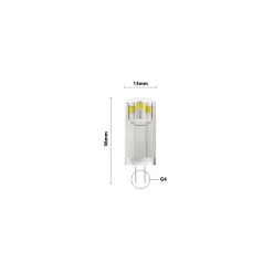 Noxion LED Kapsel G4 1.8W 190lm - 827 Extra Varm Vit| Ersättare 20W