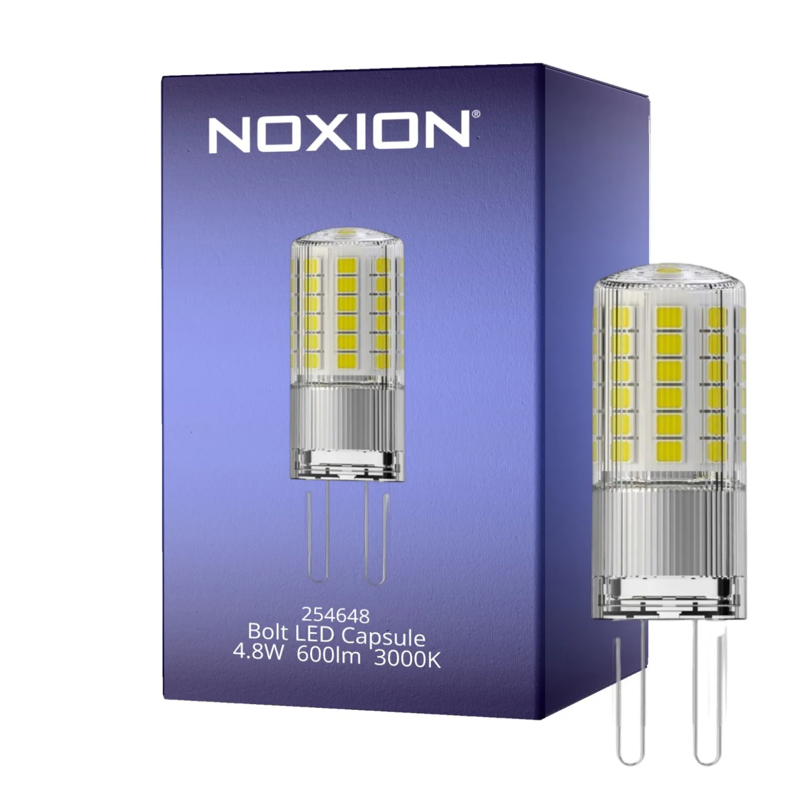 Noxion LED Kapsel G9 4.8W 600lm - 830 Varm Vit| Ersättare 48W