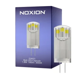 Noxion LED Kapsel G4 1.8W 180lm - 830 Varm Vit| Ersättare 20W