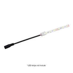Noxion Led-Ljusslingor Naga - Ljusslingor to DC Strömkontakt 15cm Anslutningsstycke (2pin/Enkel Färg/10mm)