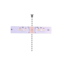 Noxion Led-Ljusslingor Naga 5 Meter Komplett set - Smart Wifi - 24V - 90LEDs/m - 12W/m - RGBW - 930-965 Justerbar Vit | 12mm - IP20 - Bästa Färgåtergivning - SMD2835+SMD5050