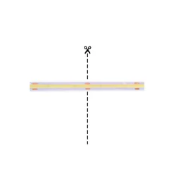 Noxion Led-Ljusslingor Naga 5 Meter Komplett set - Smart Wifi - 24V - 320LEDs/m - COB - 8W/m - 940 Kallvit | 8mm - IP20 - Bästa Färgåtergivning
