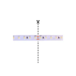 Noxion Led-Ljusslingor Naga 5 Meter Komplett set - Smart Wifi - 24V - 120LEDs/m - 9.6W/m - 940 Kallvit | 8mm - IP20 - Bästa Färgåtergivning - SMD2835