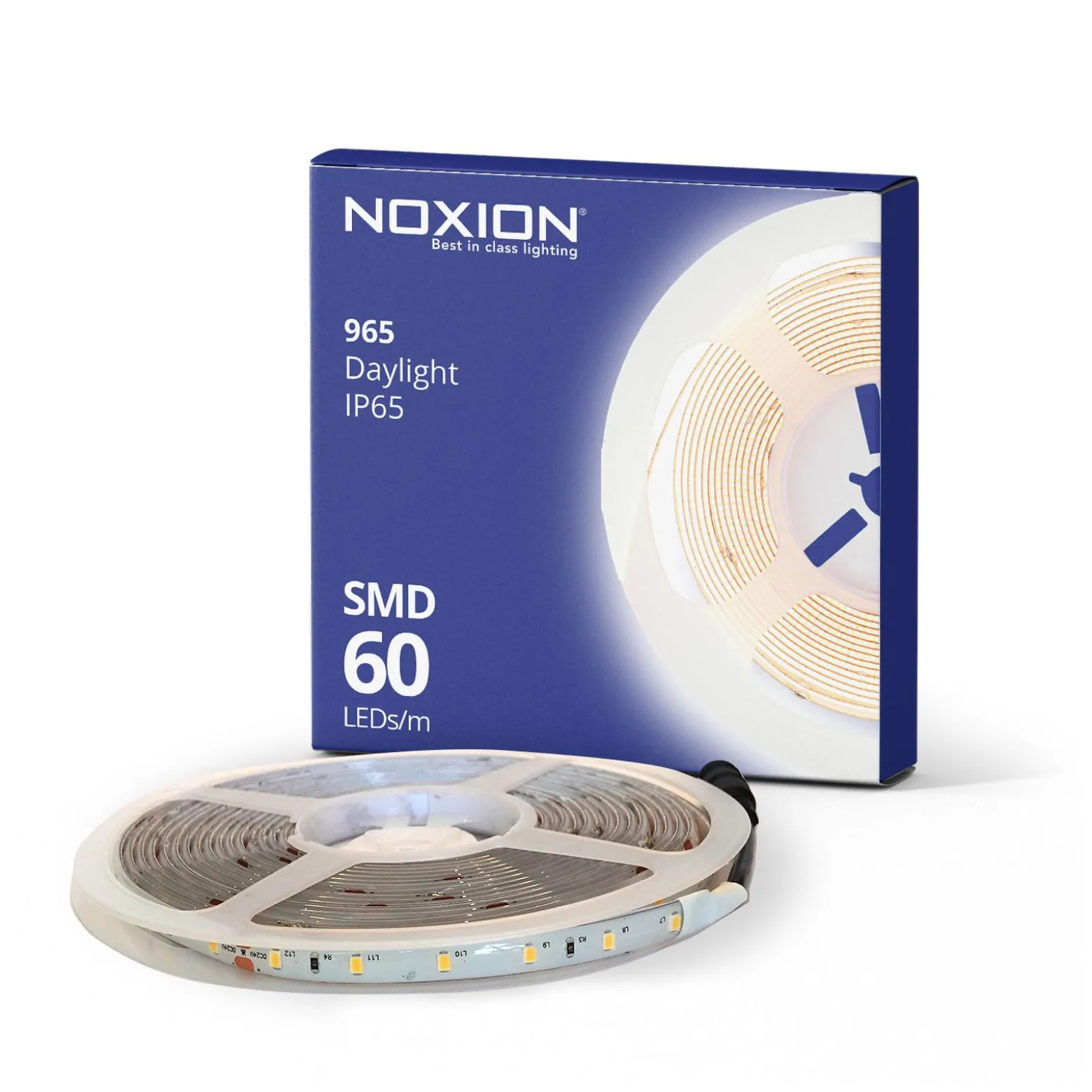 Noxion Led-Ljusslingor Naga 5 Meter 24V - 60LEDs/m - 4.8W/m - 965 Dagsljus | 8mm - IP65 - Bästa Färgåtergivning - SMD2835