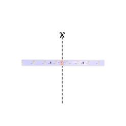 Noxion Led-Ljusslingor Naga 5 Meter IP20 SMD2835/60 24V 4.8W/m 940 /8mm/100mm + DC Sladd