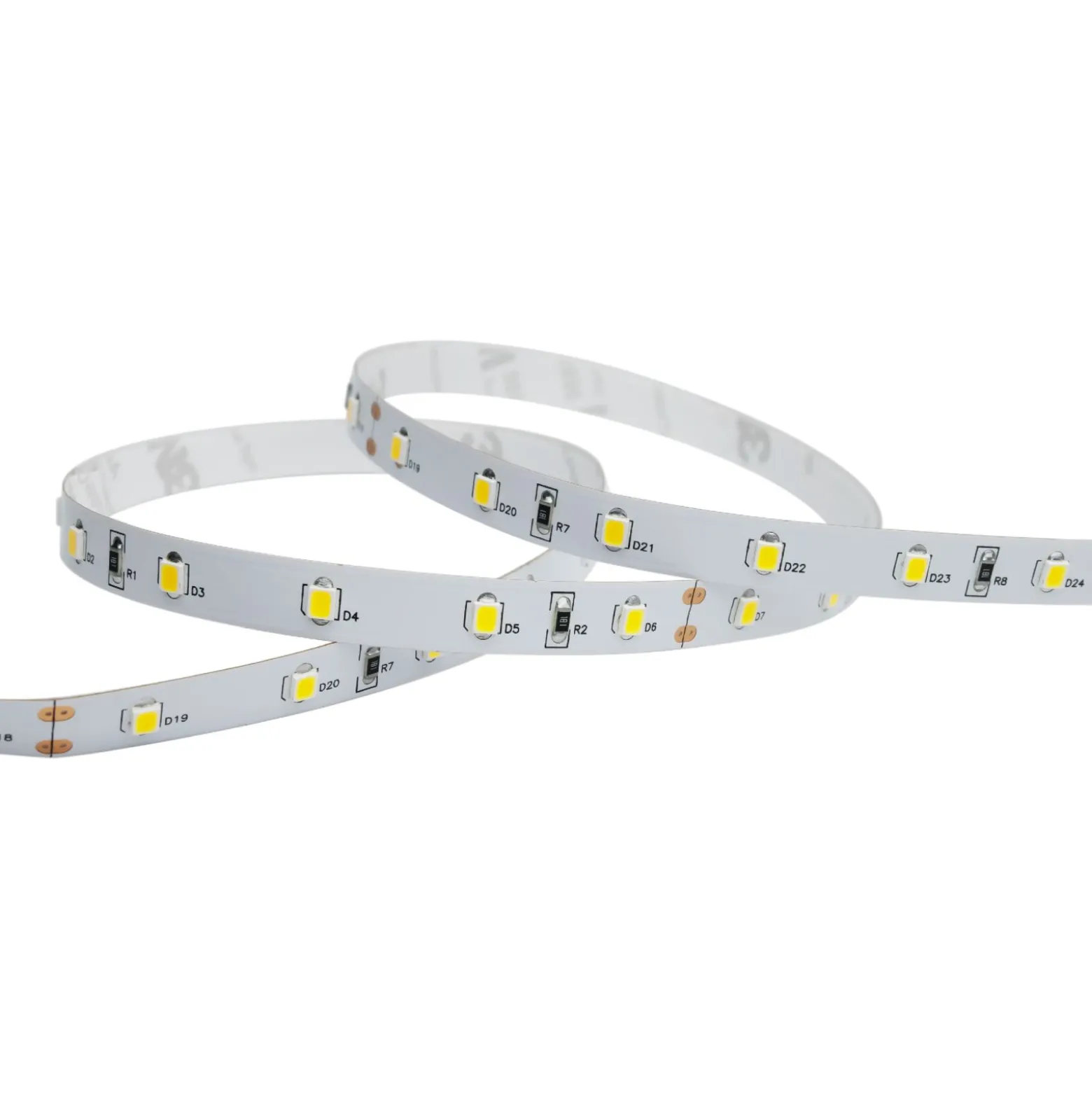 Noxion Led-Ljusslingor Naga 5 Meter IP20 SMD2835/60 24V 4.8W/m 965 /8mm/100mm + DC Sladd