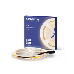 Noxion Led-Ljusslingor Naga 5 Meter IP20 COB/320 24V 8W/m 930 /8mm/50mm + DC Sladd