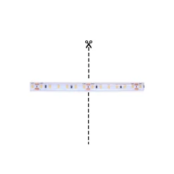 Noxion Led-Ljusslingor Naga 5 Meter 24V - 120LEDs/m - 9.6W/m - 927 Extra Varm Vit | 8mm - IP65 - Bästa Färgåtergivning - SMD2835