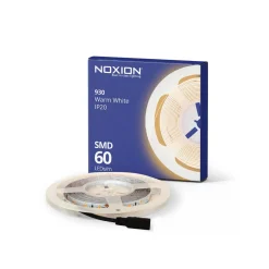Noxion Led-Ljusslingor Naga 5 Meter IP20 SMD2835/60 24V 4.8W/m 930 /8mm/100mm + DC Sladd