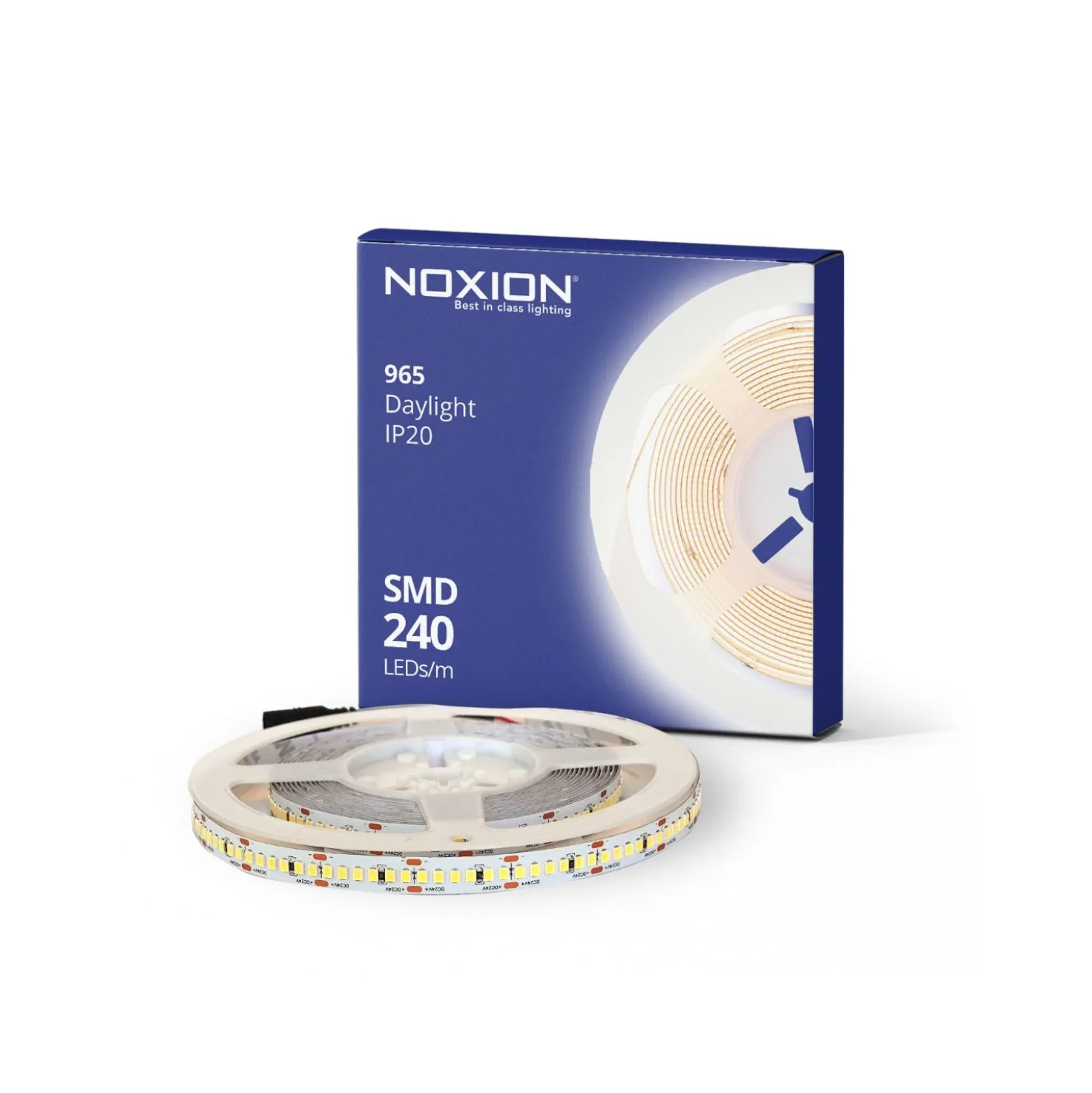 Noxion Led-Ljusslingor Naga 5 Meter IP20 SMD2835/240 24V 16W/m 965 /10mm/2m + DC Sladd