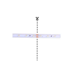 Noxion Led-Ljusslingor Naga 5 Meter 24V - 60LEDs/m - 4.8W/m - 940 Kallvit | 8mm - IP65 - Bästa Färgåtergivning - SMD2835