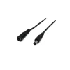 Noxion Led-Ljusslingor Naga - Power DC Sladd Open Tråd Kvinnlig+Manlig Strömkontakt (2pin/Enkel Färg/8mm)