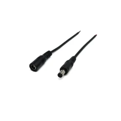 Noxion Led-Ljusslingor Naga - Power DC Sladd Open Tråd Kvinnlig+Manlig Strömkontakt (2pin/Enkel Färg/8mm)
