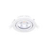 Noxion LED Lutningsbar Slim Spot Vit Runda 6W 520lm 60D - 927 Extra Varm Vit | 85mm - IP54 - Dimbar - Bästa Färgåtergivning