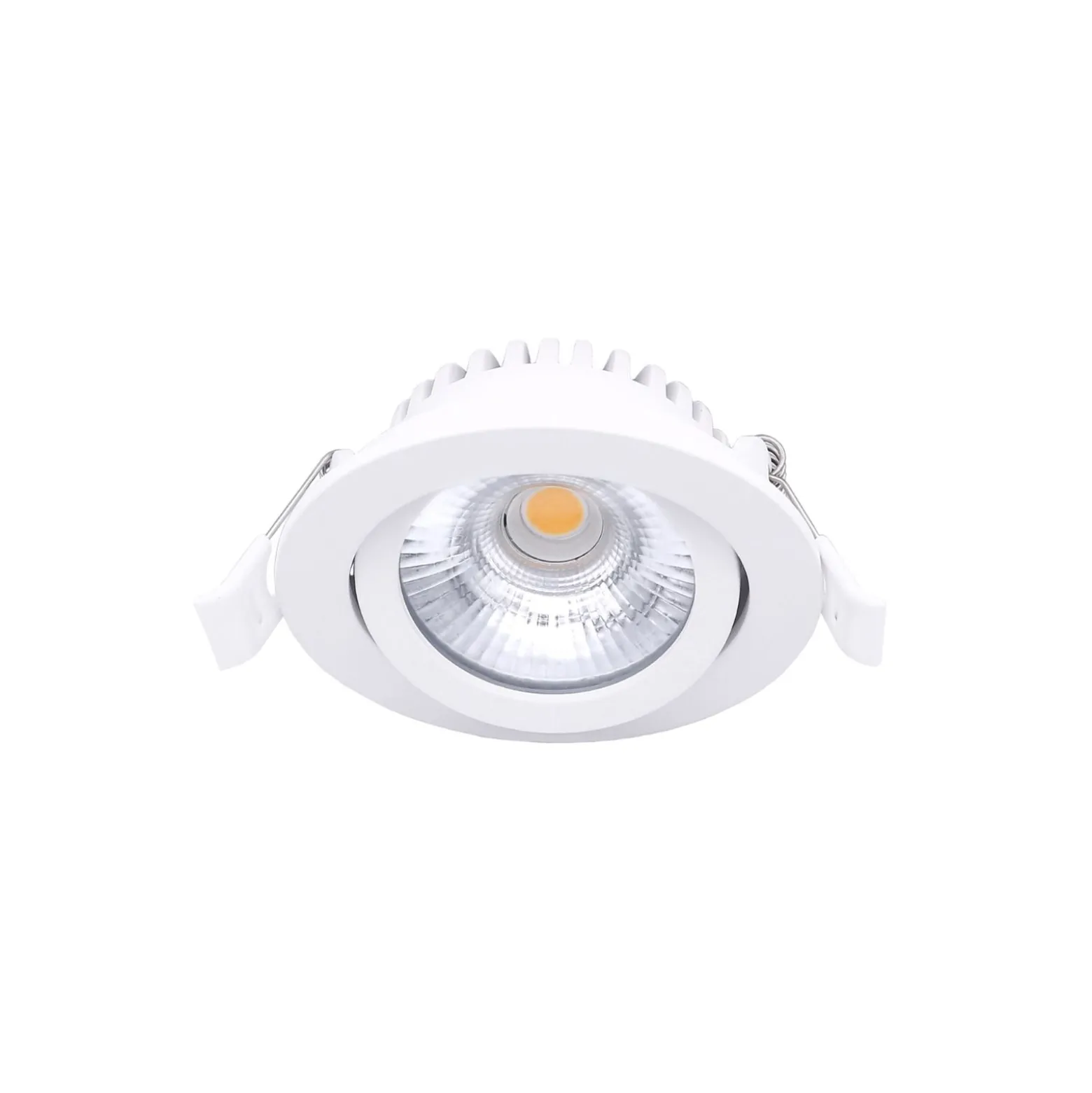 Noxion LED Lutningsbar Slim Spot Vit Runda 6W 520lm 60D - 927 Extra Varm Vit | 85mm - IP54 - Dimbar - Bästa Färgåtergivning