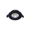 Noxion LED Lutningsbar Slim Spot Svart 6W 550lm - 930 Varm Vit | Utskärning 75mm - IP54 - Bästa färgåtergivning