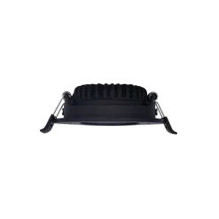 Noxion LED Lutningsbar Slim Spot Svart 6W 550lm - 930 Varm Vit | Utskärning 75mm - IP54 - Bästa färgåtergivning