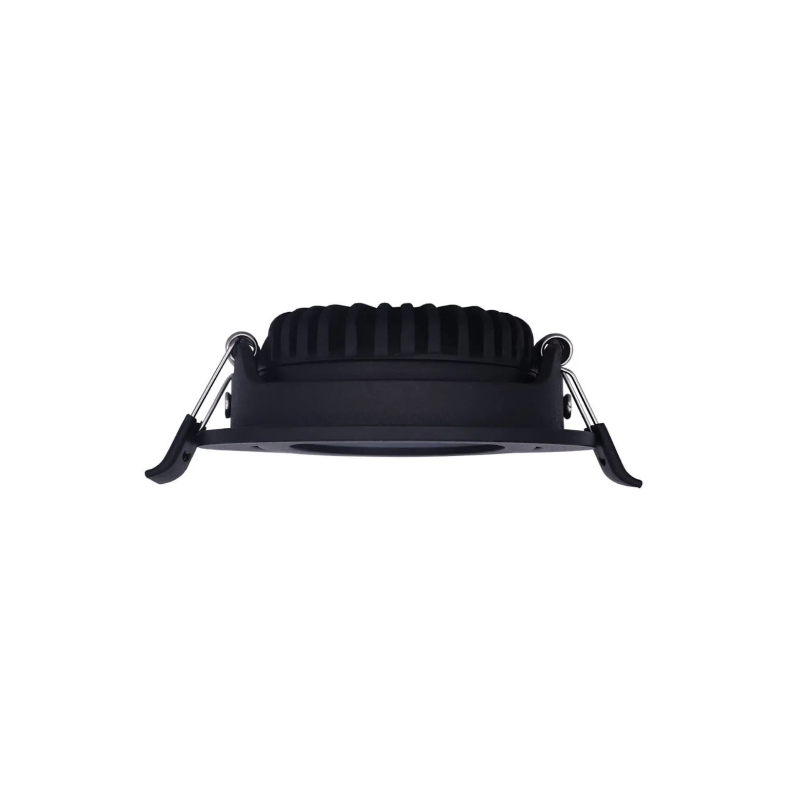 Noxion LED Lutningsbar Slim Spot Svart 6W 550lm - 930 Varm Vit | Utskärning 75mm - IP54 - Bästa färgåtergivning